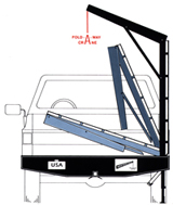 Western Mule Fold-A-Way Bumper Crane - Truck - Lift
