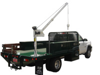 Western Mule Telescoping Boom Crane - M-Series - Flatbed Truck